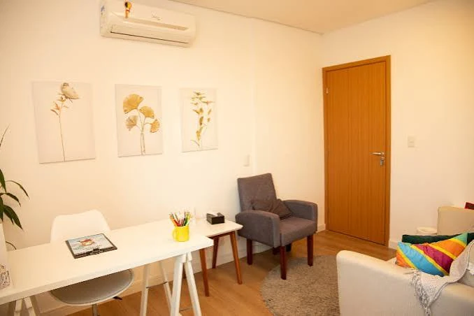 Sala de atendimento do consultório Psico em Foco